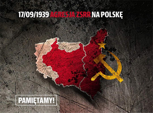 17 września 1939 roku – 82 Rocznica napaści Rosji sowieckiej na Polskę – PAMIĘTAMY !!